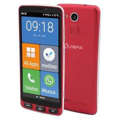 Olympia NEO+ rot Seniorenhandy | Senioren Smartphone | Senioren Handy
